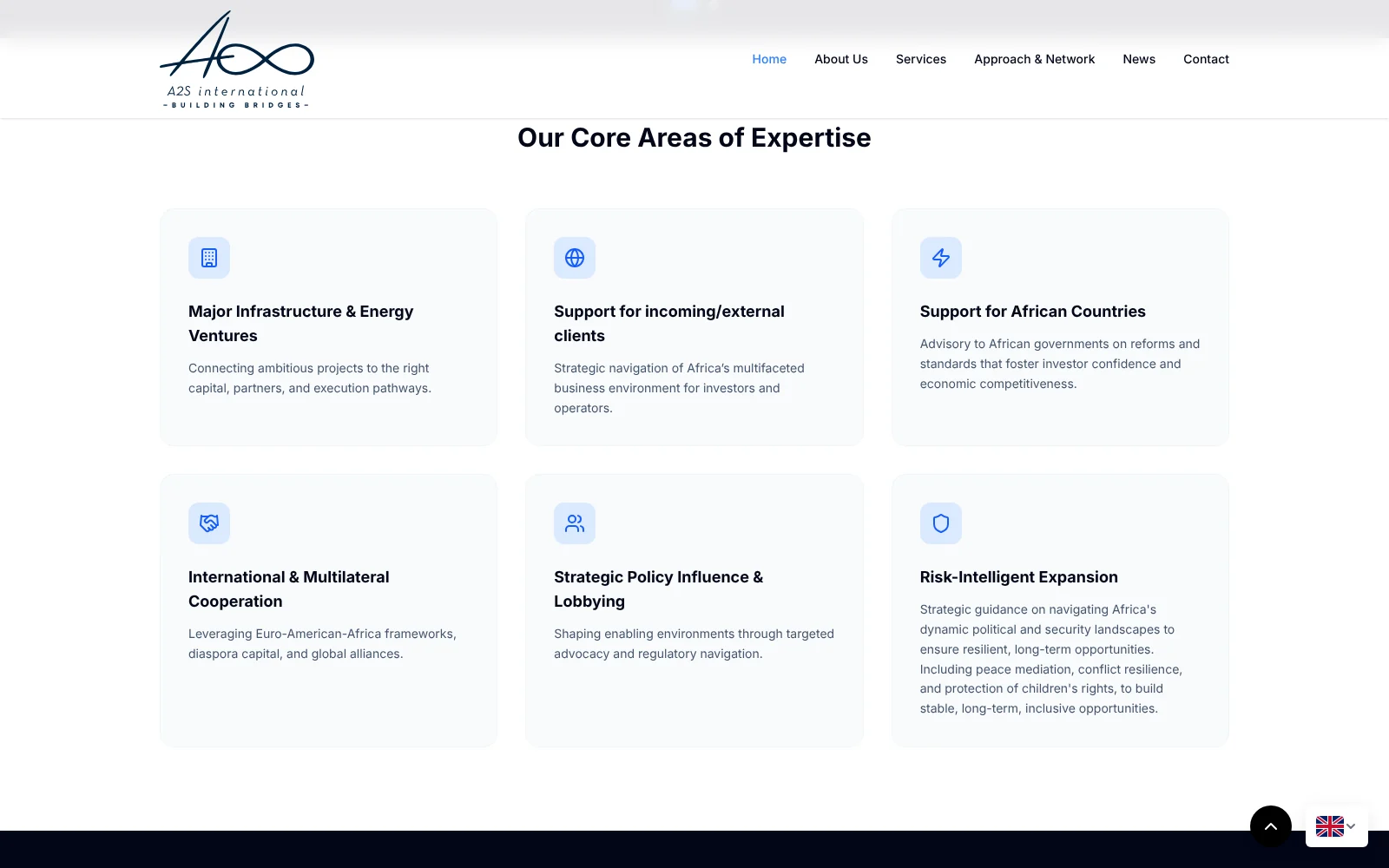 Six domaines d’expertise